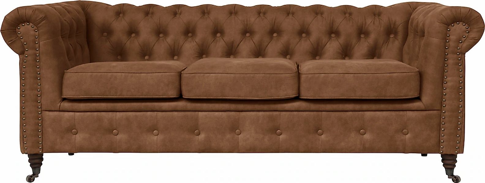 Home affaire Chesterfield-Sofa "Aarburg", aufwändige Knopfheftung und Ziern günstig online kaufen