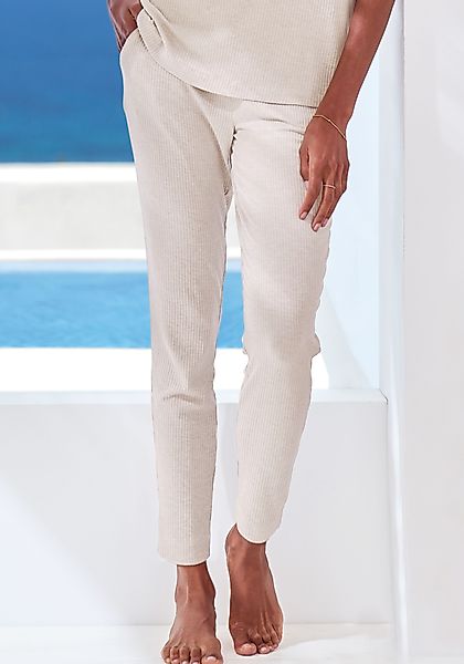 s.Oliver Pyjamahose, in elastischer 4x4 Rippware günstig online kaufen