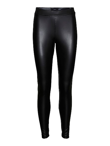 Vero Moda Lederimitathose "VMGANA MR PL LEGGING" günstig online kaufen
