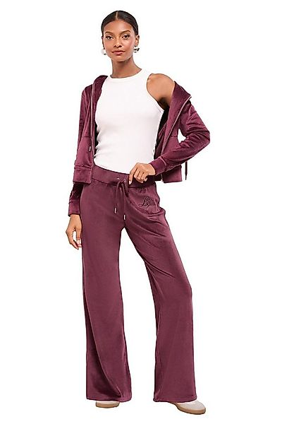 LIPSY Jogginghose Lipsy Bestickte Velours-Jogginghose, Relaxed Fit (1-tlg) günstig online kaufen