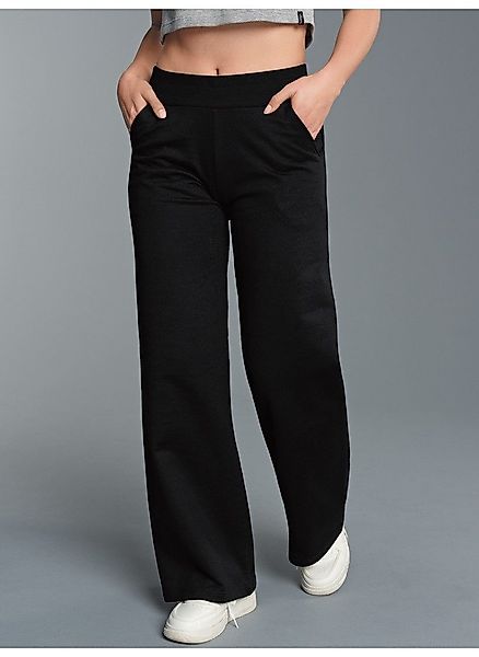 Trigema Jerseyhose "TRIGEMA Jogginghose mit weitem Bein" günstig online kaufen