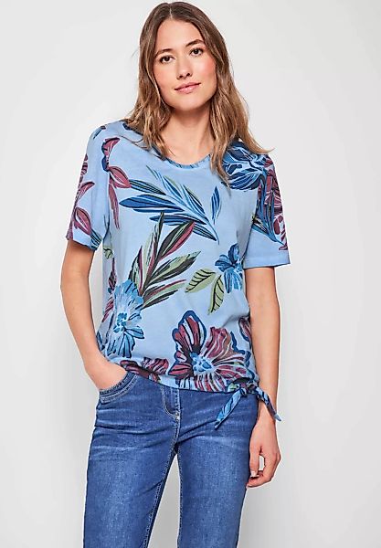 Cecil T-Shirt, mit Tunnelzug am Saum günstig online kaufen