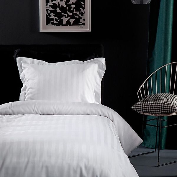 damai Bettwäsche »Streifsatin«, (2 tlg.), in Mako Satin Qualität, 100% Baum günstig online kaufen