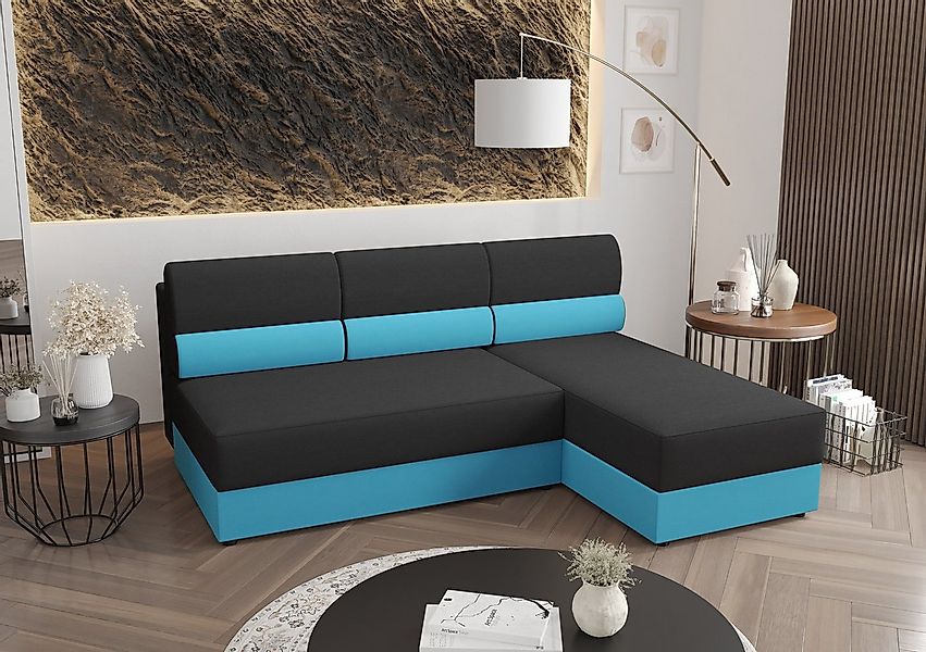 ALTDECOR Ecksofa REB-L1, Couch mit Schlaffunktion, Wohnzimmer - Wohnlandsch günstig online kaufen