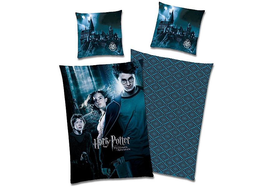 BERONAGE Wendebettwäsche Harry Potter Bettwäsche Azkaban Blau Linon / Renfo günstig online kaufen