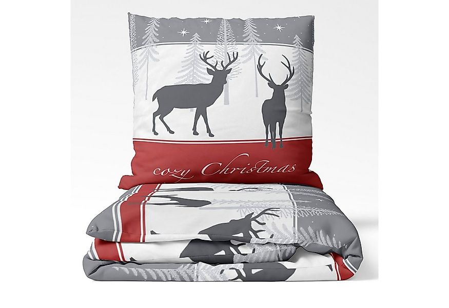 LINKHOFF Bettwäsche Winter Weihnachtsbettwäsche Cosy Christmas 135x200cm / günstig online kaufen