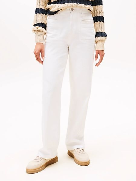 Tommy Hilfiger Straight-Jeans "DNM WHITE RELAXED STRAIGHT HW" günstig online kaufen