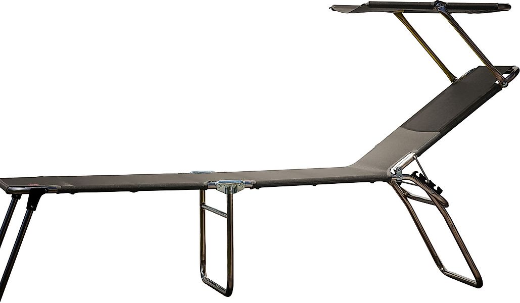 Fiam Amigo 40+ -Sun - Dreibeinliege mit Sonnendach taupe günstig online kaufen