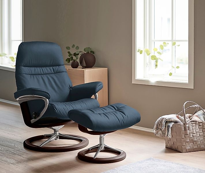 Stressless Relaxsessel "Sunrise" mit Signature Base, Größe L, Gestell Braun günstig online kaufen