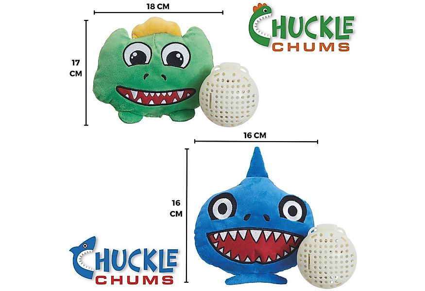 Best Direct® Kauspielzeug Chuckle Chums, (Spar-Set 2-tlg), Interaktives Plü günstig online kaufen