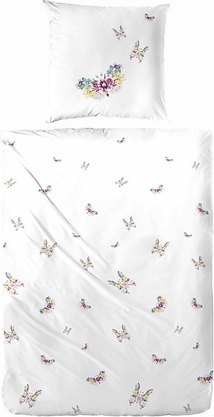 Primera Bettwäsche "Butterfly" 2 Stk. tlg. mit Schmetterlingen günstig online kaufen
