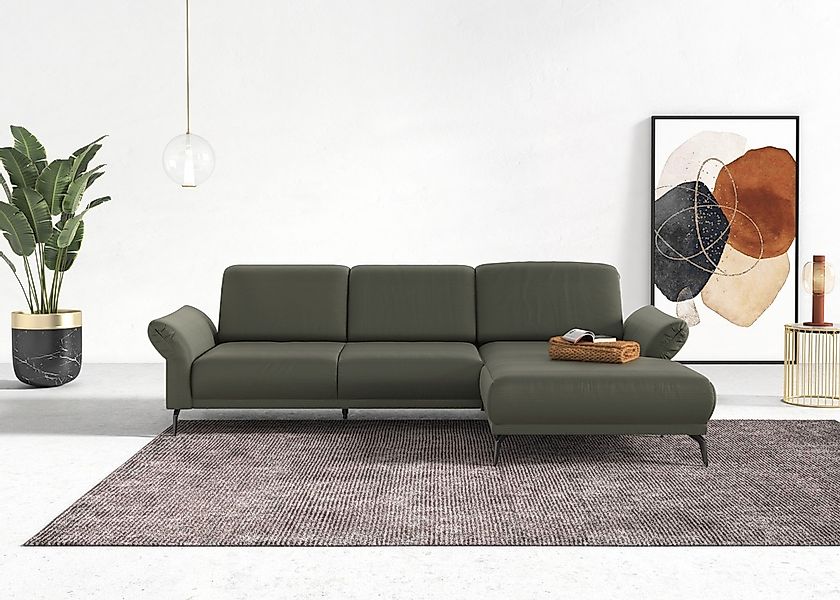 INOSIGN Ecksofa »Coco L-Form« Sitztiefen-, Arm- und Kopfteilverstellung, Co günstig online kaufen