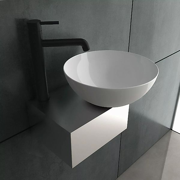 Alpenberger Aufsatzwaschbecken Gäste WC Waschbecken Klein günstig online kaufen