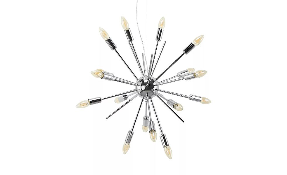 KHG Pendelleuchte, 16-flammig, chrom - silber - 160 cm - Lampen & Leuchten günstig online kaufen