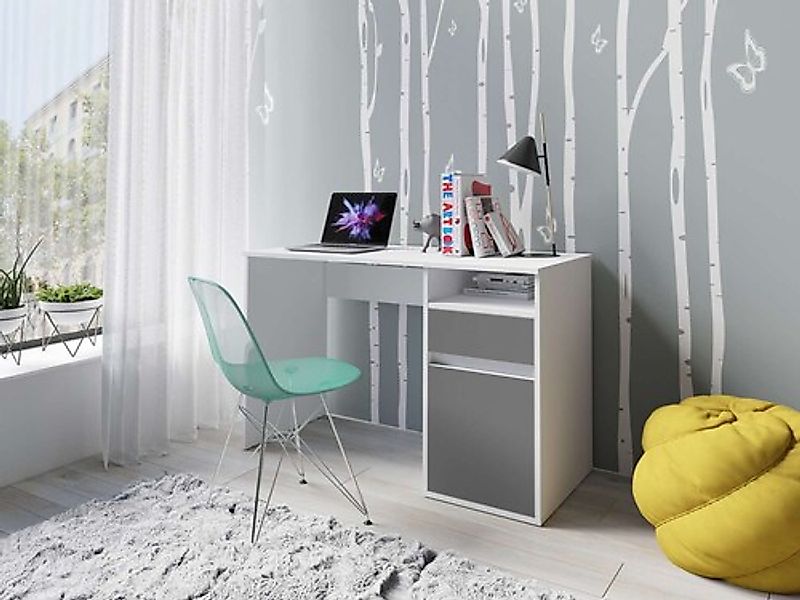 INOSIGN Schreibtisch »Tinsley«, mit Schublade, und Tür, Breite 120 x53 cm günstig online kaufen
