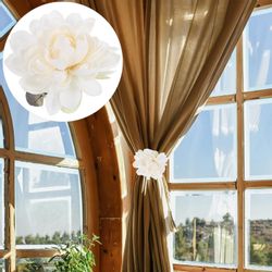 BYSURE Raffhalter, (2-tlg), Vorhang-Clip, Vorhang-Raffhalter, Blumen-Raffha günstig online kaufen
