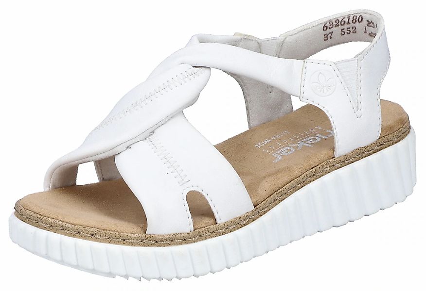 Rieker Sandale, Sommerschuh, Sandalette, Keilabsatz, mit weicher Innensohle günstig online kaufen