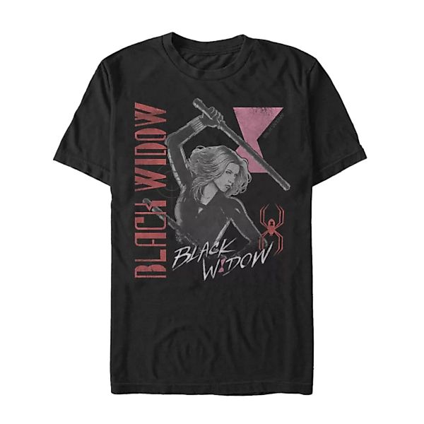 Marvel - Black Widow - Black Widow Retro - Männer T-Shirt günstig online kaufen