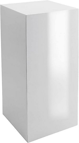 VIVANNO Blumenständer Fiberglas PODEST Säule - Hochglanzweiß Hochglanz (1 S günstig online kaufen