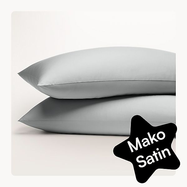 Seralino Seitenschläferkissenbezug Mako Satin Kissenbezug (100% günstig online kaufen