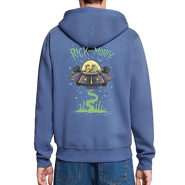 Spreadshirt Sweatjacke Rick and Morty Fliegen günstig online kaufen