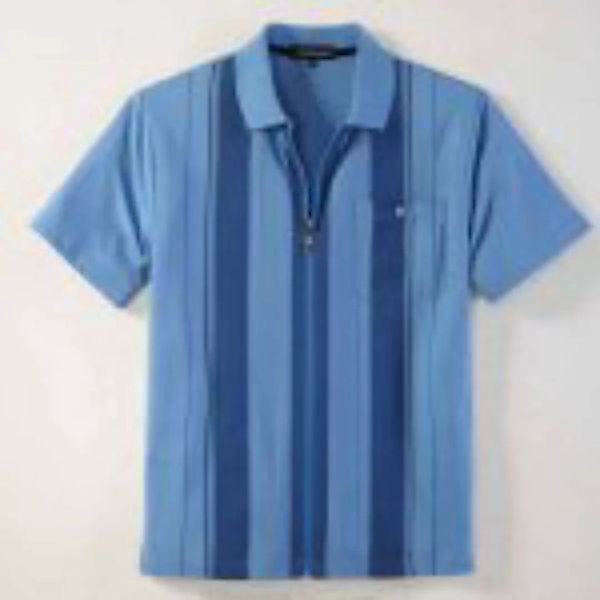 Poloshirt mit Ganzreißverschluss günstig online kaufen