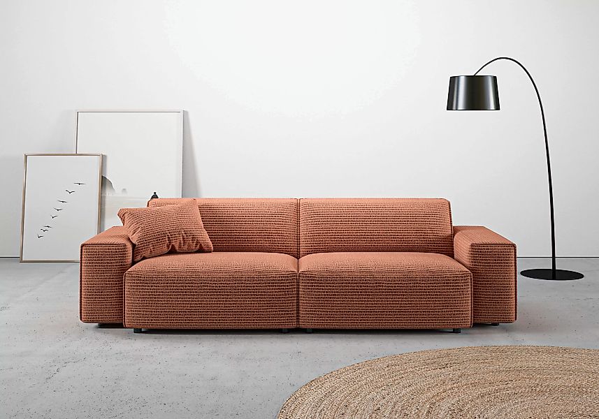 andas Big-Sofa "Glimminge auch in Breitcord, Feincord + Easy care-Bezug,", günstig online kaufen