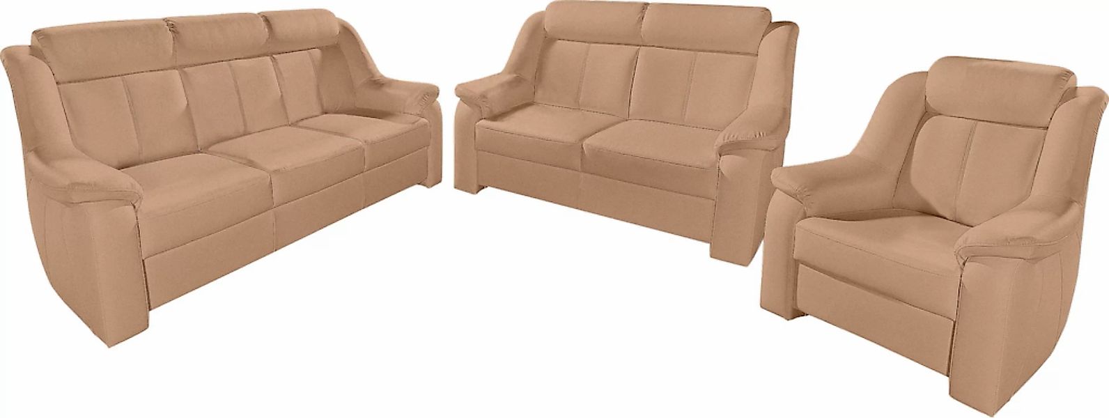 sit&more Polstergarnitur "Basel", Set, bestehend aus 3-Sitzer + 2-Sitzer + günstig online kaufen