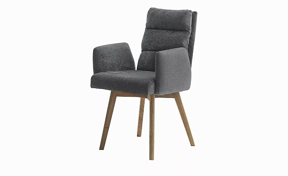 Woodford Armlehnstuhl  Kalama ¦ grau ¦ Maße (cm): B: 61 H: 92 T: 65.0 Stühl günstig online kaufen