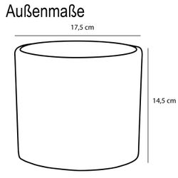 Annastore Übertopf Keramik Blumenübertopf -Pflanztopf Blumentopf günstig online kaufen