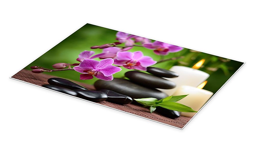 Posterlounge Poster Editors Choice, Wellness-Stillleben mit günstig online kaufen