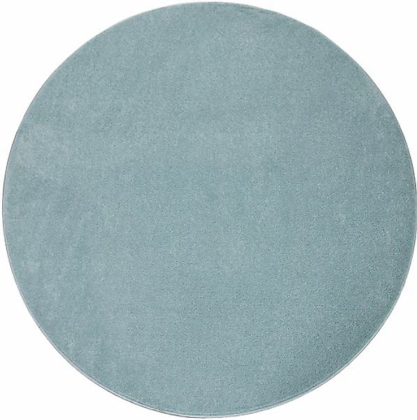Paco Home Teppich »Porto 890«, rund, 13 mm Höhe, Kurzflor, Uni-Farben, idea günstig online kaufen