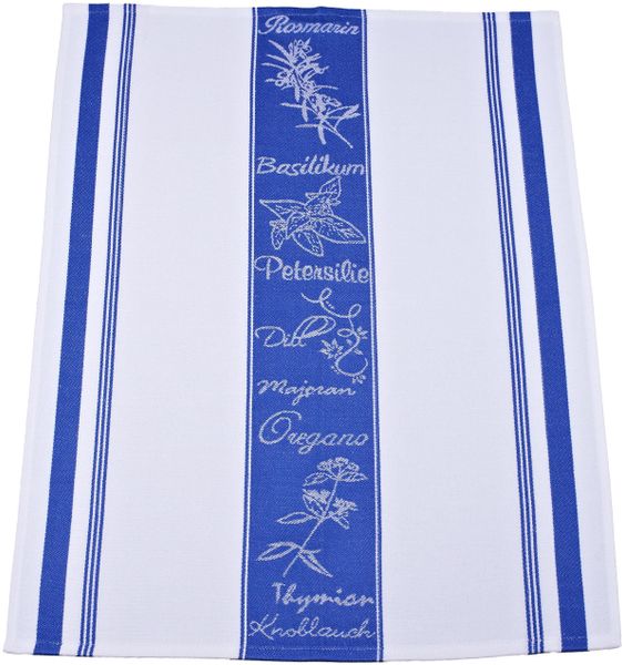 ROSS Geschirrtuch "Exclusiv" Mittelstreifen mit Kräutern, 50x70 cm günstig online kaufen
