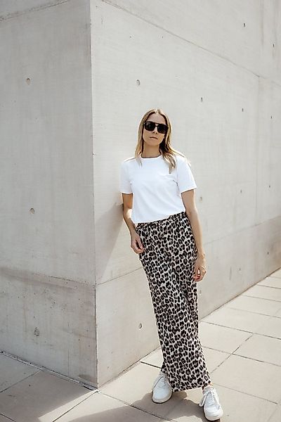 von Herzen Stoffhose Musselinhose – Lange Leo Musselinhose – Animalprint günstig online kaufen