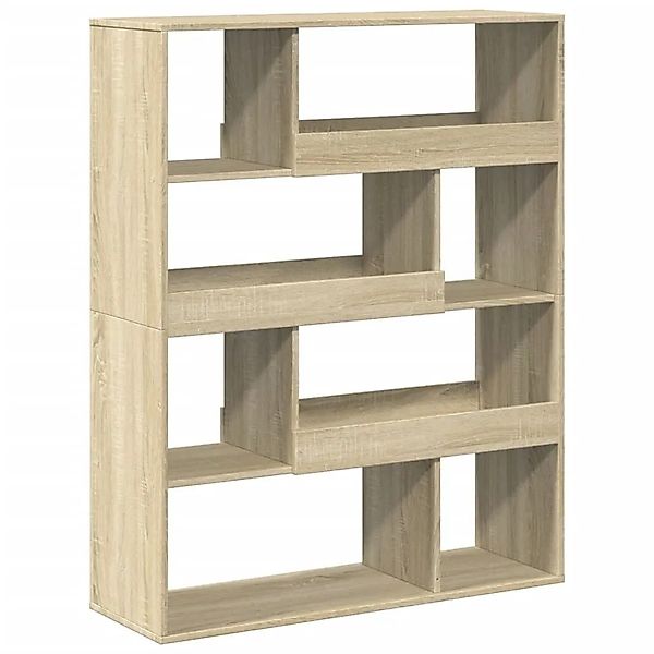 vidaXL Bücherregal Sonoma-Eiche 100x33x125,5 cm Holzwerkstoff 3309332 günstig online kaufen