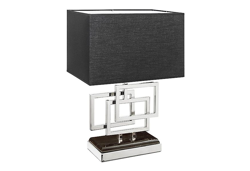 riess-ambiente Tischleuchte ATLANTIS 56cm silber, ohne Leuchtmittel, Modern günstig online kaufen