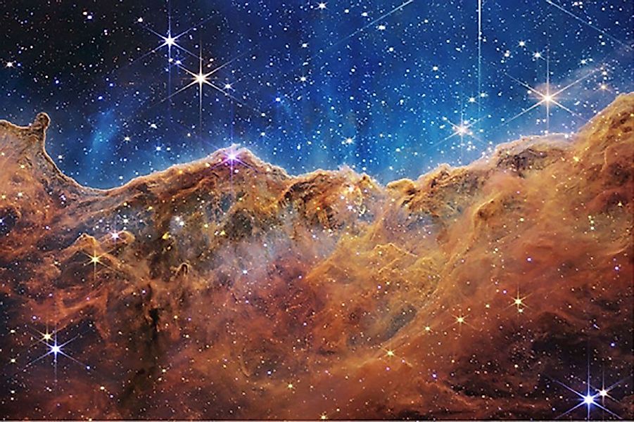 PYRAMID Poster Cosmic Cliffs Poster James günstig online kaufen