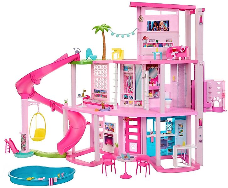 Barbie Puppenhaus Traumvilla, mit 3 Etagen, günstig online kaufen