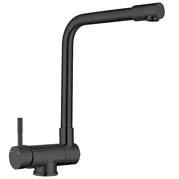 AICA Wasserhahn Faltbare 360° Drehbare Schwarz Küchenarmatur 304 Edelstahl günstig online kaufen
