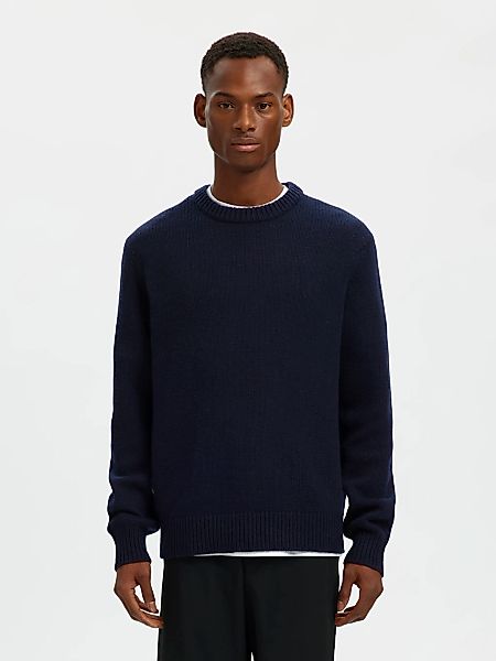 SELECTED Rundhalspullover "SLHCODY LS KNIT RELAXED CREW NECK NOOS" günstig online kaufen