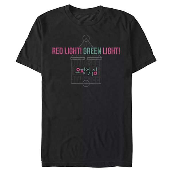 Netflix - Squid Game - Icons Red Lights Green - Männer T-Shirt günstig online kaufen