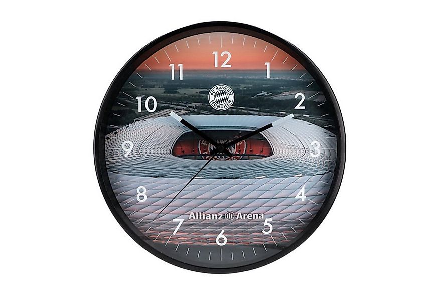 FC Bayern München Wanduhr FC Bayern Wanduhr Glow in the dark günstig online kaufen