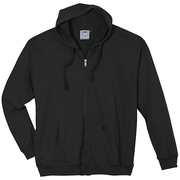 AHORN SPORTSWEAR Sweatjacke Kapuzen-Sweatjacke Übergröße schwarz günstig online kaufen