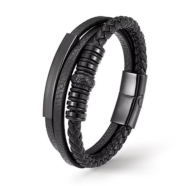 UNIQAL.de Lederarmband Lederarmband Herren "GRAPHICS" geflochten, günstig online kaufen