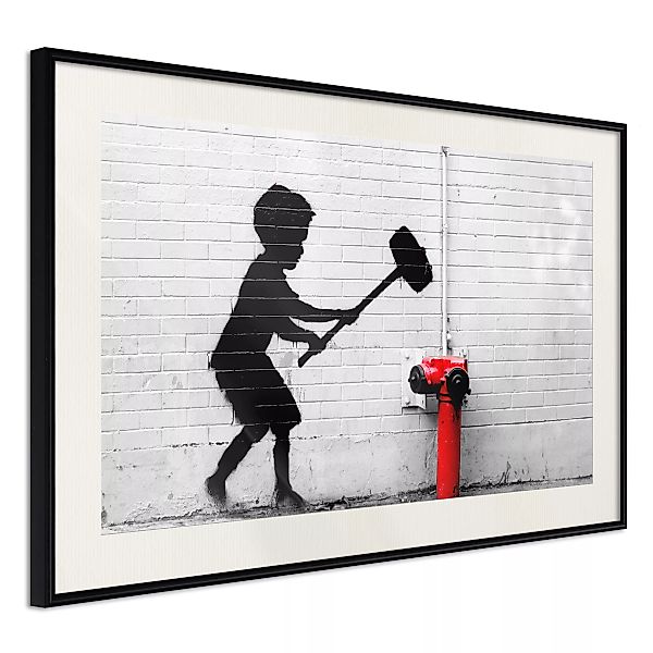 Poster - Banksy: Hammer Boy günstig online kaufen