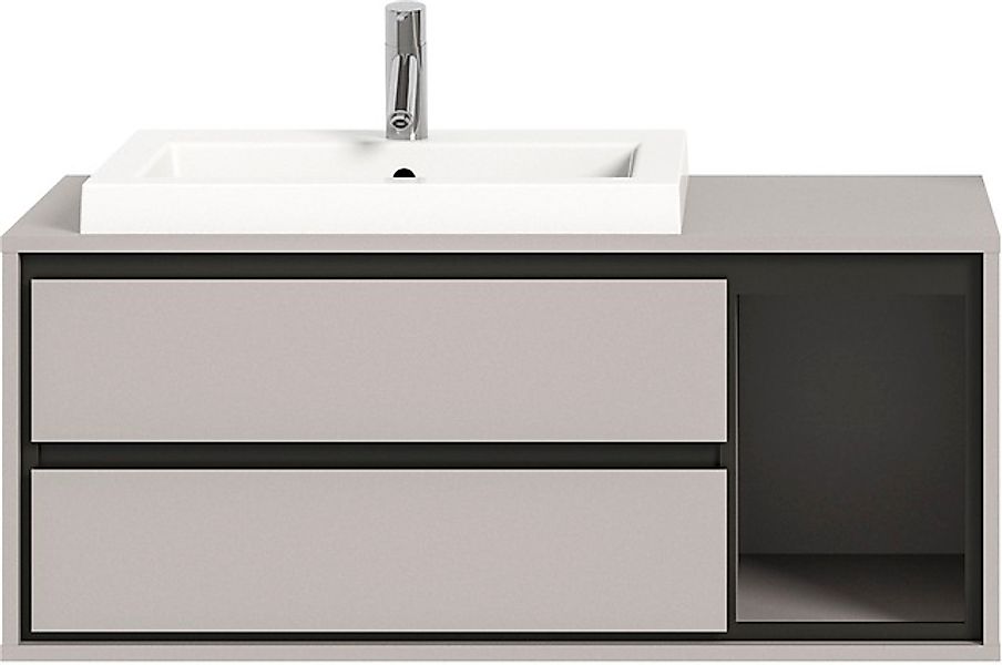 INOSIGN Waschbeckenschrank »Skygge, Breite 100 cm, inkl. Mineralguss-Waschb günstig online kaufen