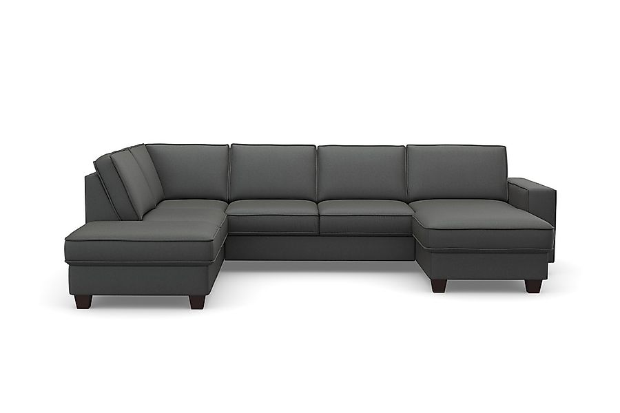 Home affaire Wohnlandschaft "County U-Form" wahlweise Ottomane links oder r günstig online kaufen