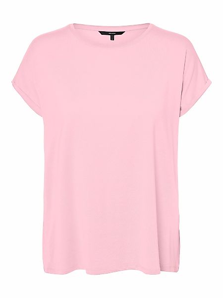 Vero Moda Rundhalsshirt "VMAVA PLAIN SS TOP GAJRS NOOS" günstig online kaufen