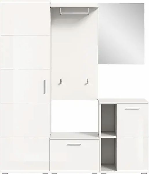 INOSIGN Garderoben-Set »Valge, Breite 165 cm, 5-teiliges Set, bestehend aus günstig online kaufen