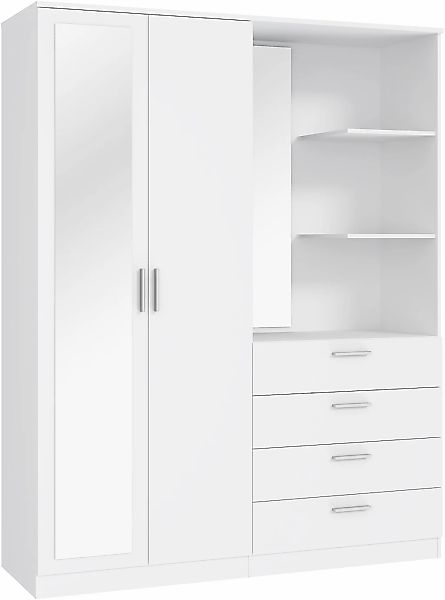 FORTE Kompaktgarderobe, B/H/T 159,3/203,4/52,7 cm, Stauraumwunder günstig online kaufen